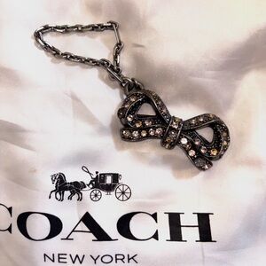 Coach Selena Bow Bag Charm, Keychain